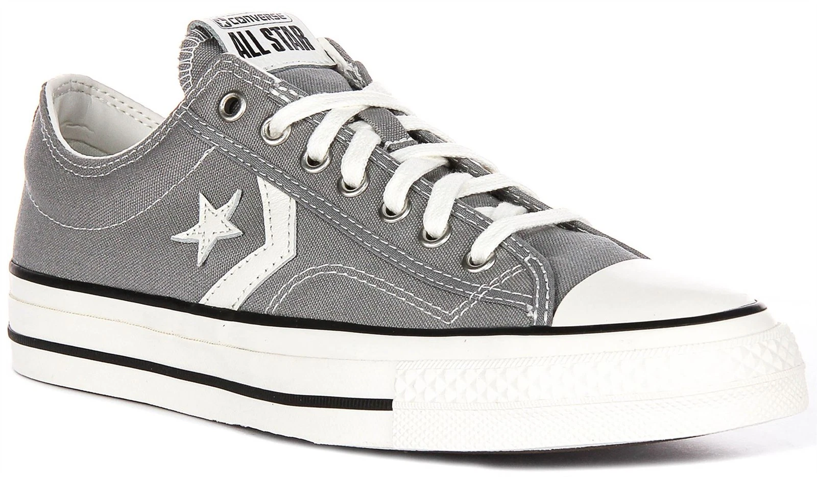 Scarpe da ginnastica unisex Converse A11510C Star Player 76 Oxford tela grigio UK 7 11