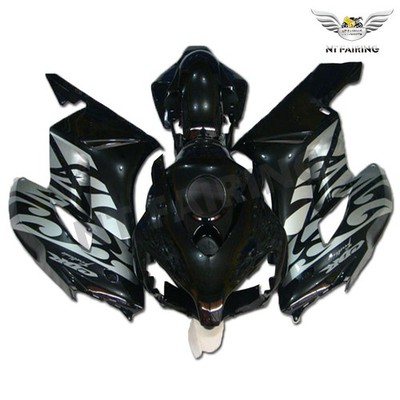 CV Injection Mold Silver Black Fairing Kit Fit for Honda 04-2005 CBR1000RR a008