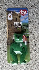 Erin The Bear McDonalds Ty Beanie Baby with Rare Errors 1993, OakBrook Misprint