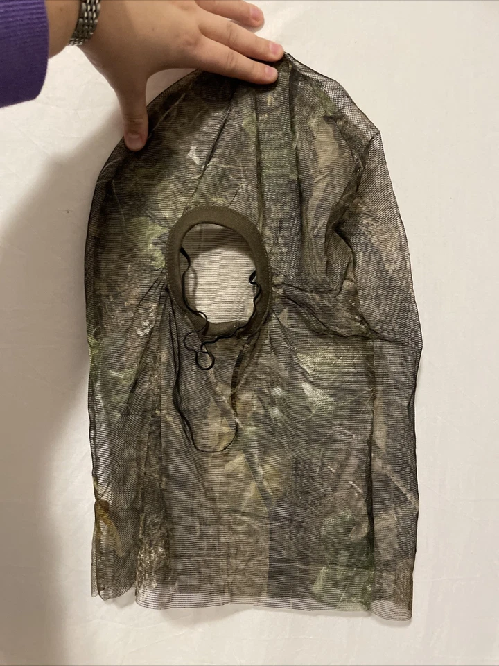 Vintage Hunters Specialties Mesh Camo Full Facemask Lighweight Breathable - Image 3 of 4