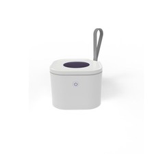 Portable Pacifier Sanitizer, Retainer Cleaner, UV-C Sanitizer Box White