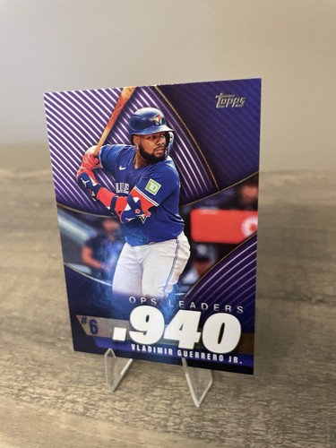 2025 Topps Series 2 OPS LEADERS Vladimir Guerrero Jr. #OPS-6 - Toronto Blue Jays - Picture 3 of 4