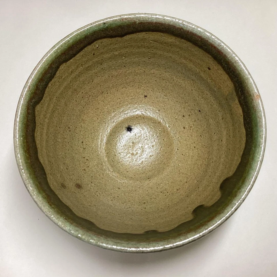 Tazón de té, artículos Kuromuta, Masami Maruta [Irahoso nagashi, pintado en hierro Foto 4 de 4