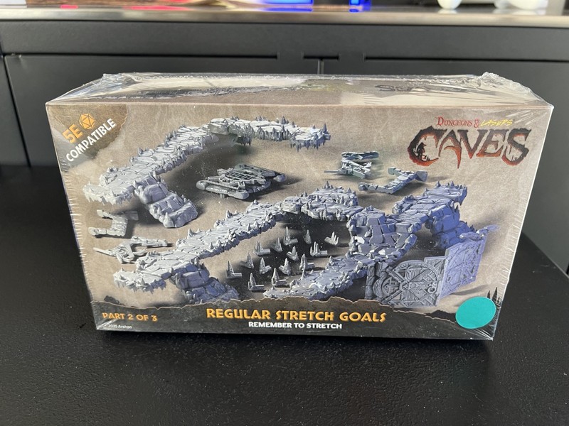 Dungeon and Lasers Caves Regular Stretch Goals Part 2 of 3 Sealed