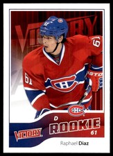 2011-12 Upper Deck Victory Raphael Diaz Rookie Montreal Canadiens #295