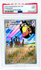 2023 Pokemon English Paldea Evolved FA Illustration Rare FARIGIRAF 228/193 PSA 9
