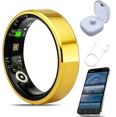 Smart Ring Fitness Tracker Bluetooth Heart Rate Sleep Monitor Waterproof