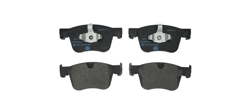 HELLA 8DB 355 036-491 BRAKE PAD SET DISC BRAKE Front