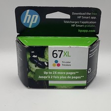 Genuine HP 61XL Tri-Color Ink Cartridge -New- Exp. 9/2026