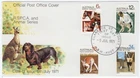 1971 FDC Australia - R.S.P.C.A. and Animal Series - Set of Four Stamps, Sydney