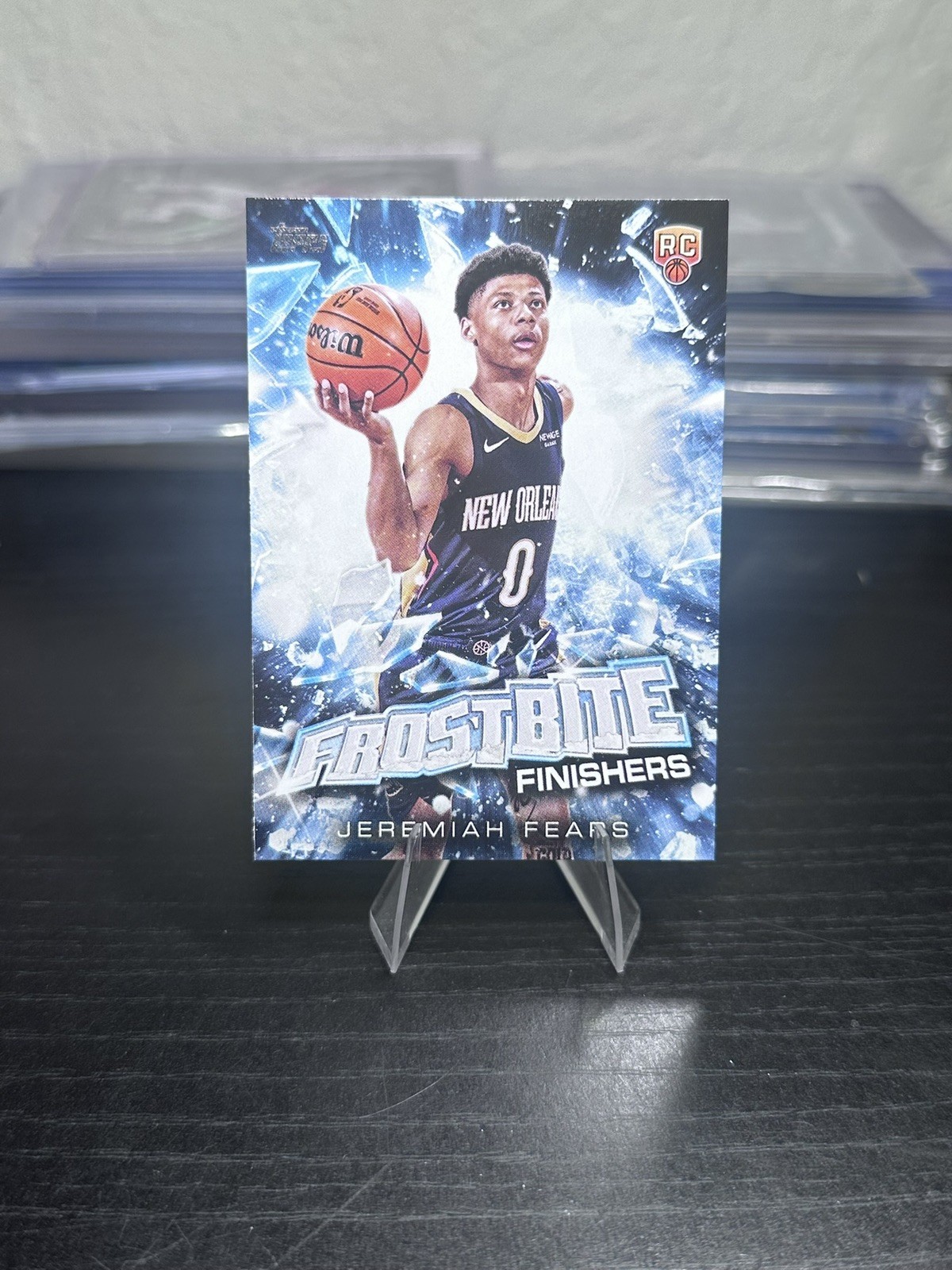 2025-26 Topps Holiday Jeremiah Fears Frostbite Finishers SSP Case Hit #FF-JF RC