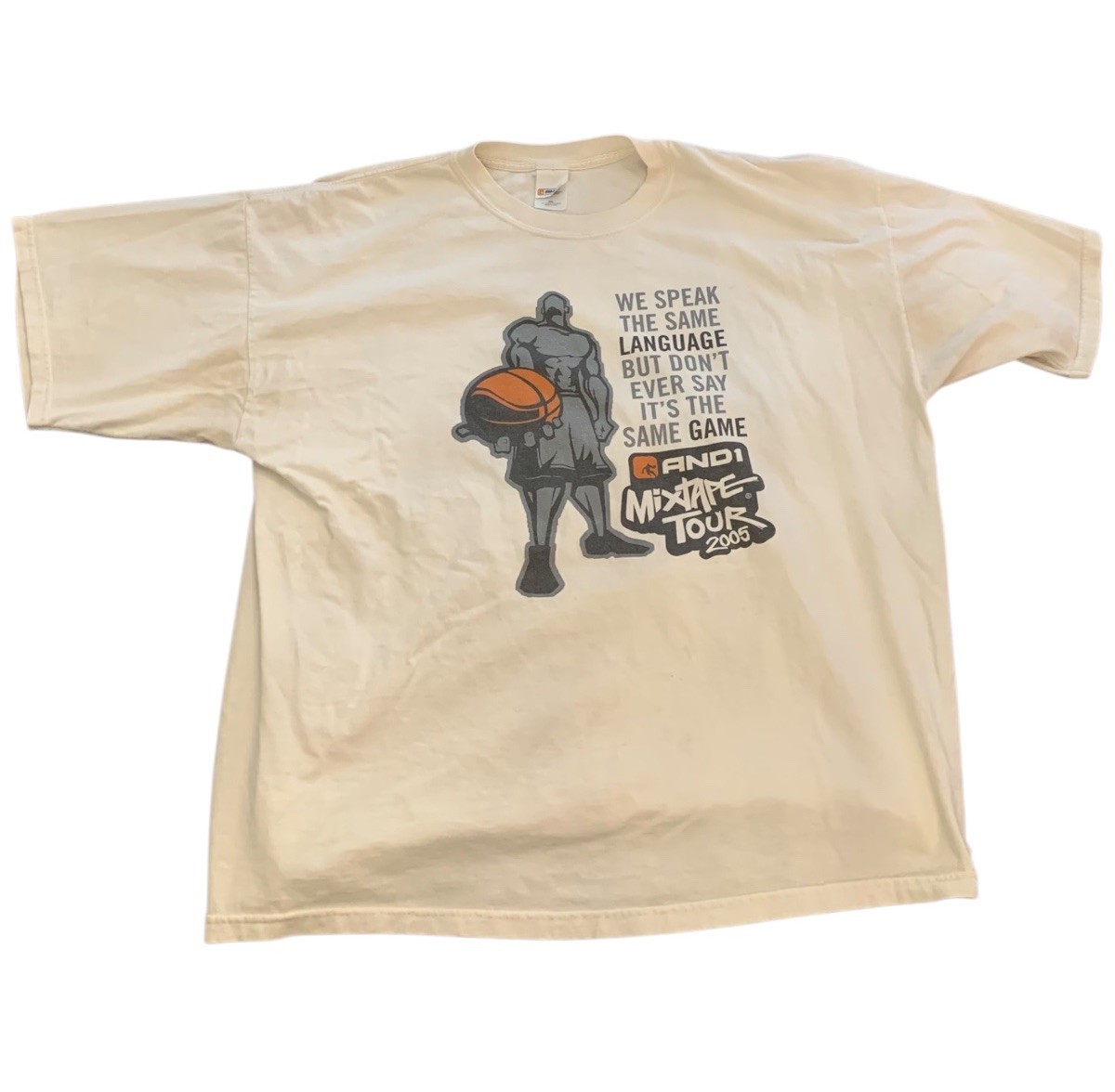 VINTAGE AND1 MIXTAPE TOUR 2005 THE PROFESSOR SIGNED JERSEY ☯ AND1