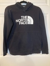 The North Face Boy's Black Logo Hoodie - Size XL 18/20