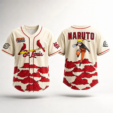 HOT ITEM! St. Louis Cardinals Naruto Night 2026 Printed Jersey Anime Fan Gift