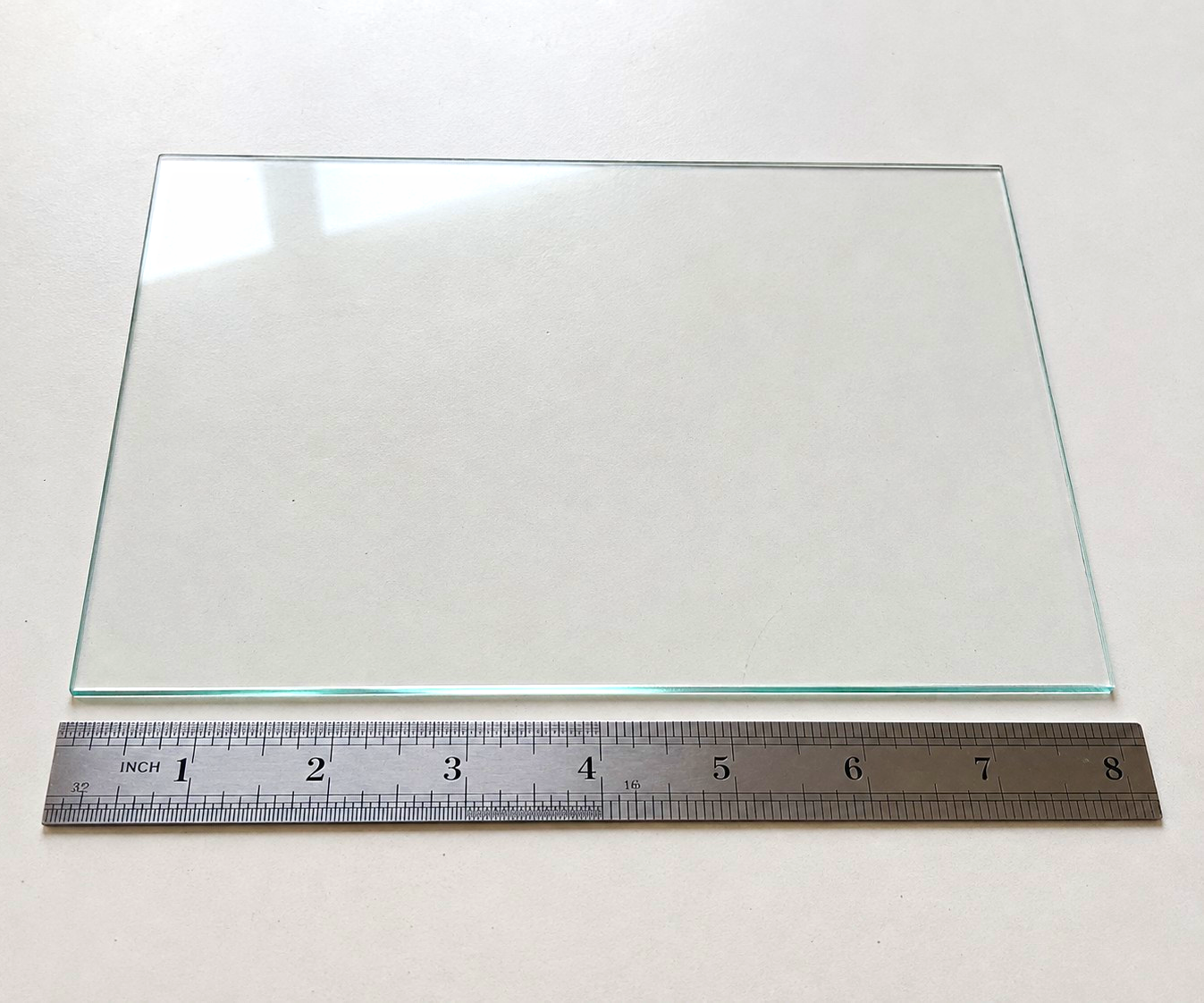 8 x 6 in Picture Frame Clear Glass Sheet, 2mm Thick Rectangle Insert