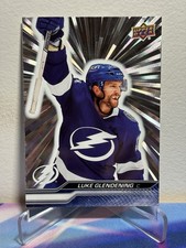 2023-24 Upper Deck Extended Series LUKE GLENDENING #628 SILVER OUTBURST SP