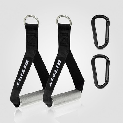 RitFit Exercise Handles for Cable Machine Aluminum Alloy Gym Handles D Handle