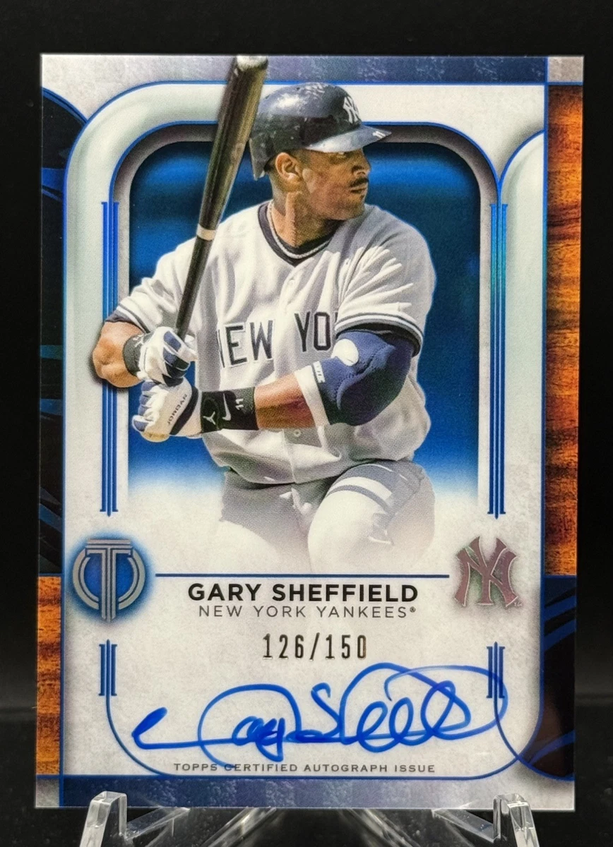 Gary Sheffield Autograph Indiana Baseball Trading Cards for sale