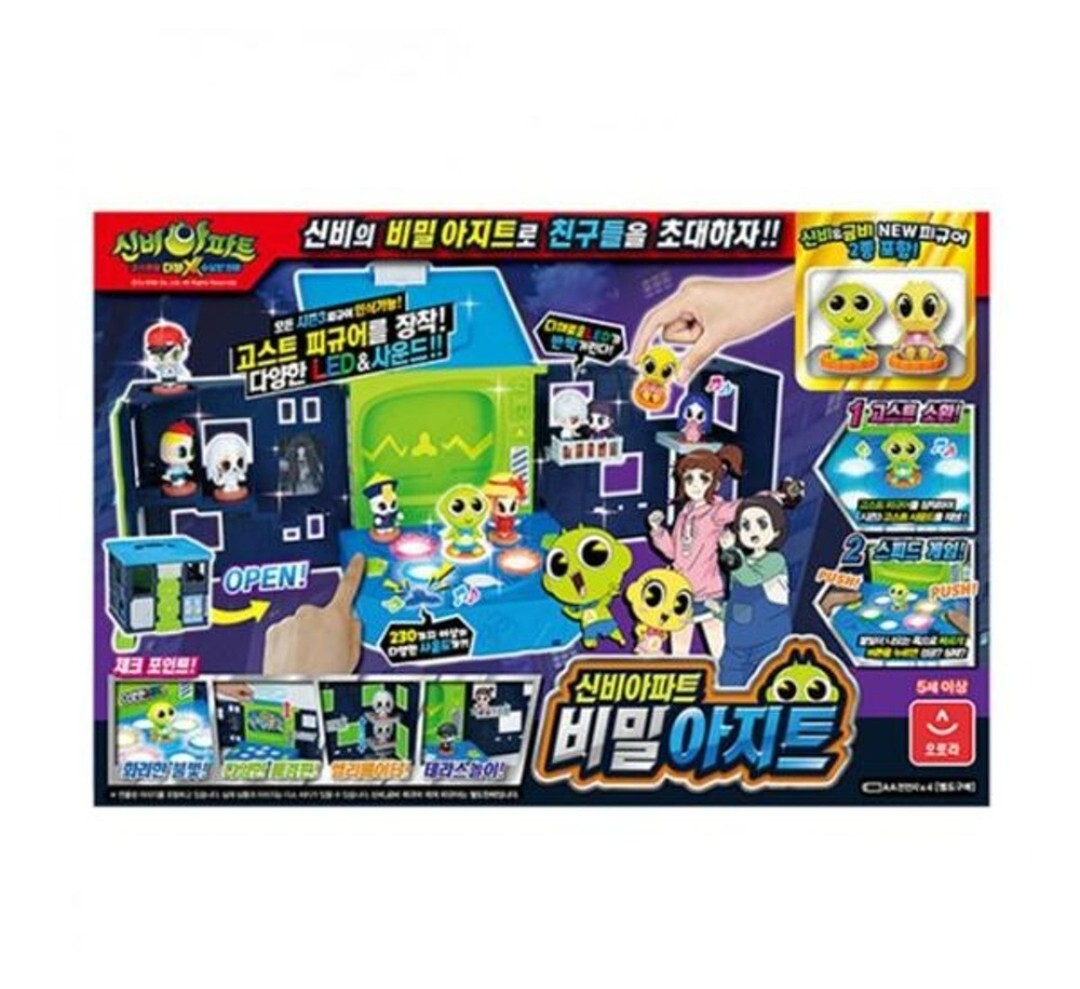 Shinbi Apartment3 Ghost Ball Double X Secret House Set Figure