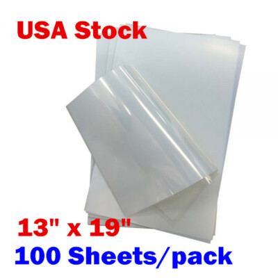Waterproof Inkjet Film 13X19 100 Sheets Milky Transparency Silk Screen Printing