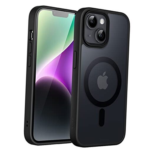 Magnetic Case for iPhone 14 6.1-Inch Compatible with MagSafe, Black