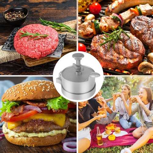 Burger Press with 100 Patty Paper Adjustable Thickness Hamburger Press* - Picture 6 of 12