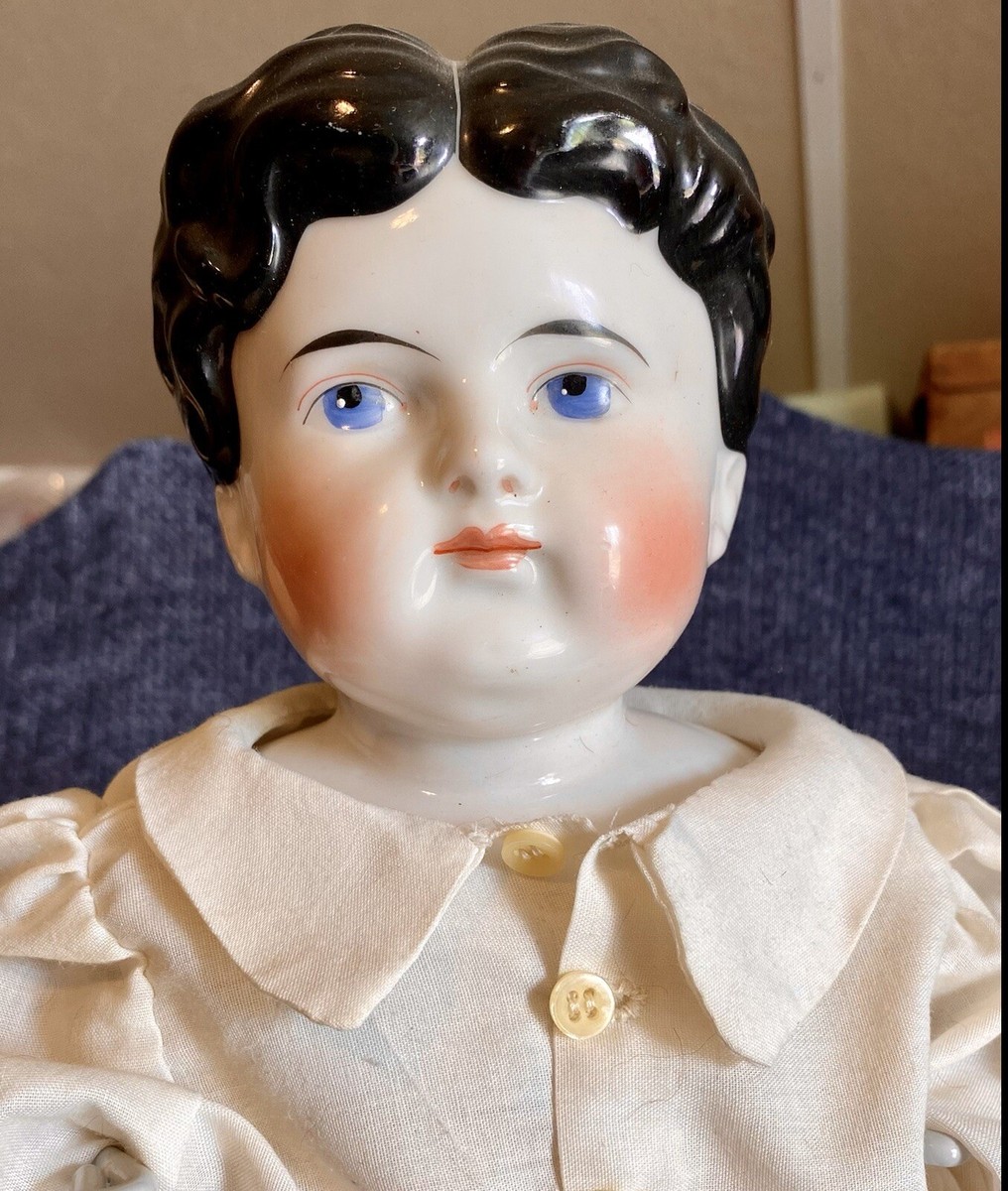 1984年 中国 伝統女性像 使用済切手セット Antique German 21” C1880 Boy China Head Doll With Great