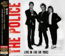 THE POLICE - LIVE IN THE UK 1982 - JAPAN 2 x CD - STING, SEALED
