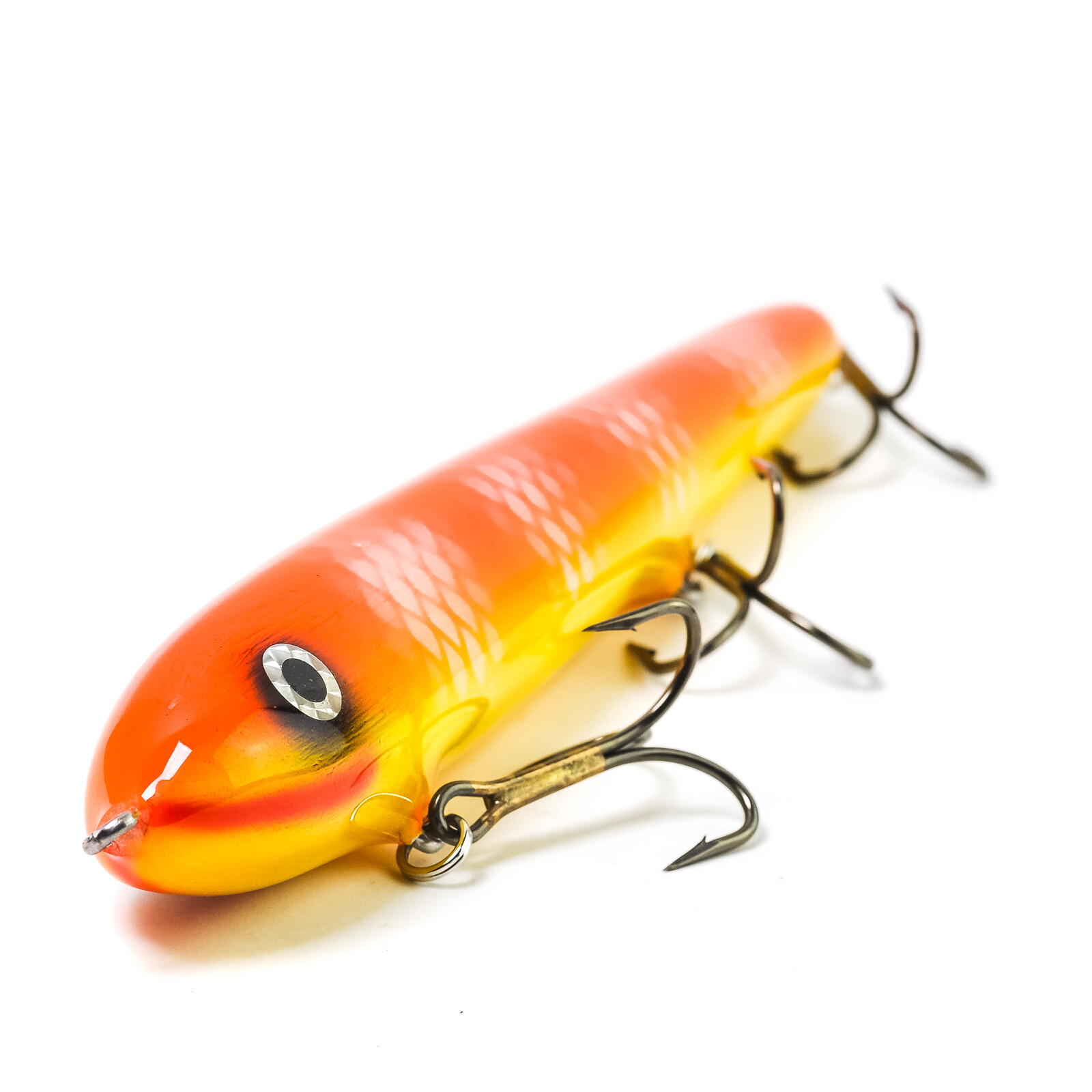 HUGHES RIVER Giant Top Prey Custom Handmade Musky Glide Bait Wood Lure 10" - Image 10