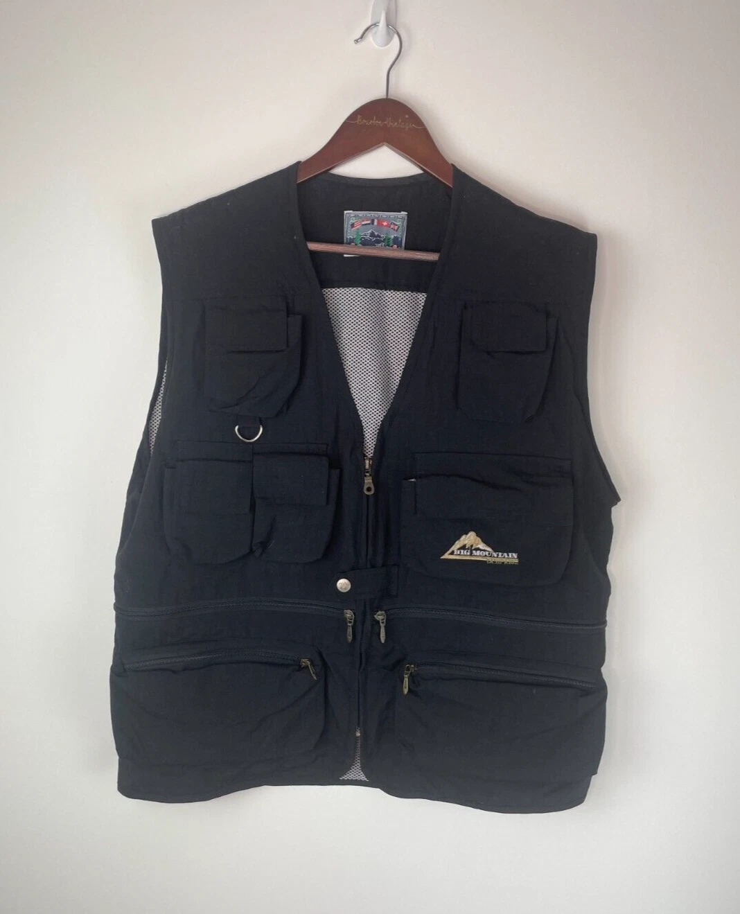 Big Mountain Swedish Design Men's Desert Hunting Fishing Vest Jacket Size L F3