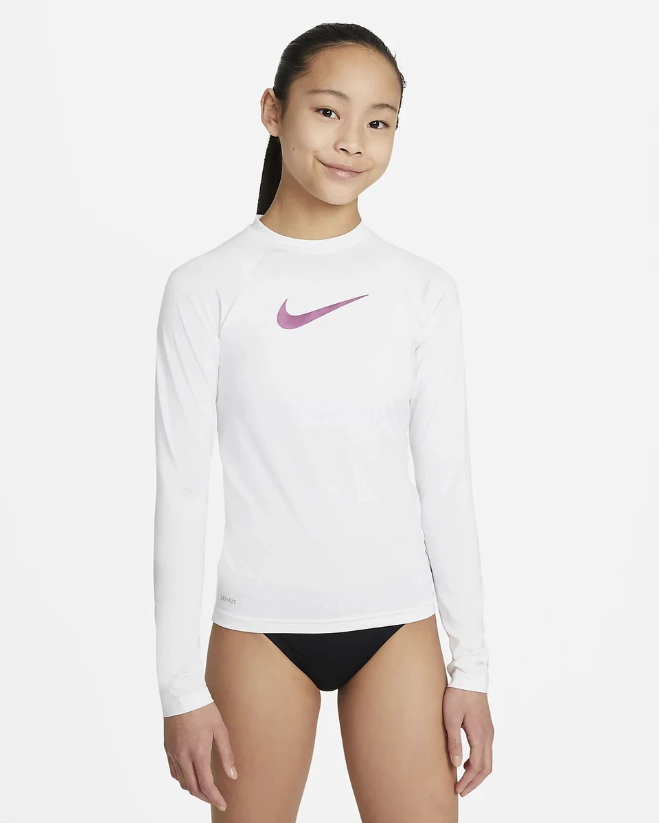 Girls long sleeve swim best sale shirt