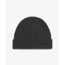 Image of Superdry Essential Logo Beanie Grey Marl