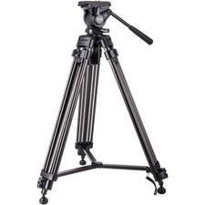 Professional Video Tripod-DAIWA DSV55, 2-Stage 65mm Bowl Mount Fluid Video Head