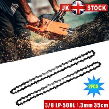 2x 14 Inch Chainsaw Saw Chain 3/8''LP .050 '' 50DL for STIHL 018 MS180 MS181
