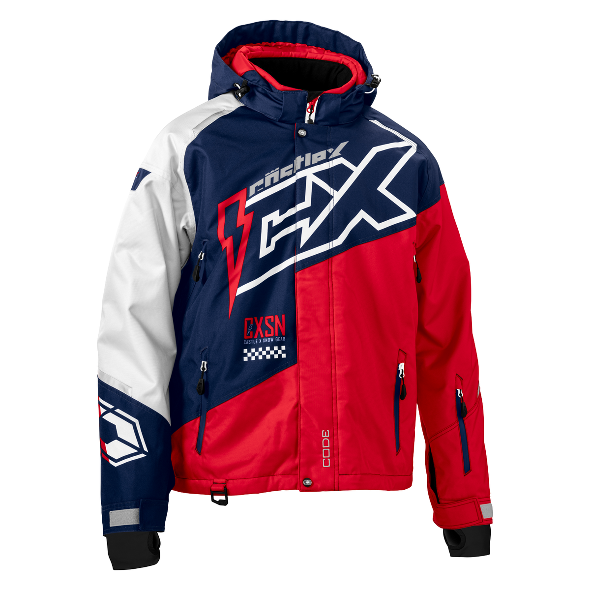 CODE-G5 MENS JACKET NAVY/RED/WHITE LG 70-4006 | eBay
