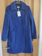 Minuet Petite Electric Blue Curved Hem Coat