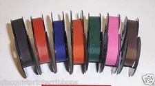 7 Colored Olivetti Studio 44 Typewriter Ribbons in new Colors (Fast Ship in USA)