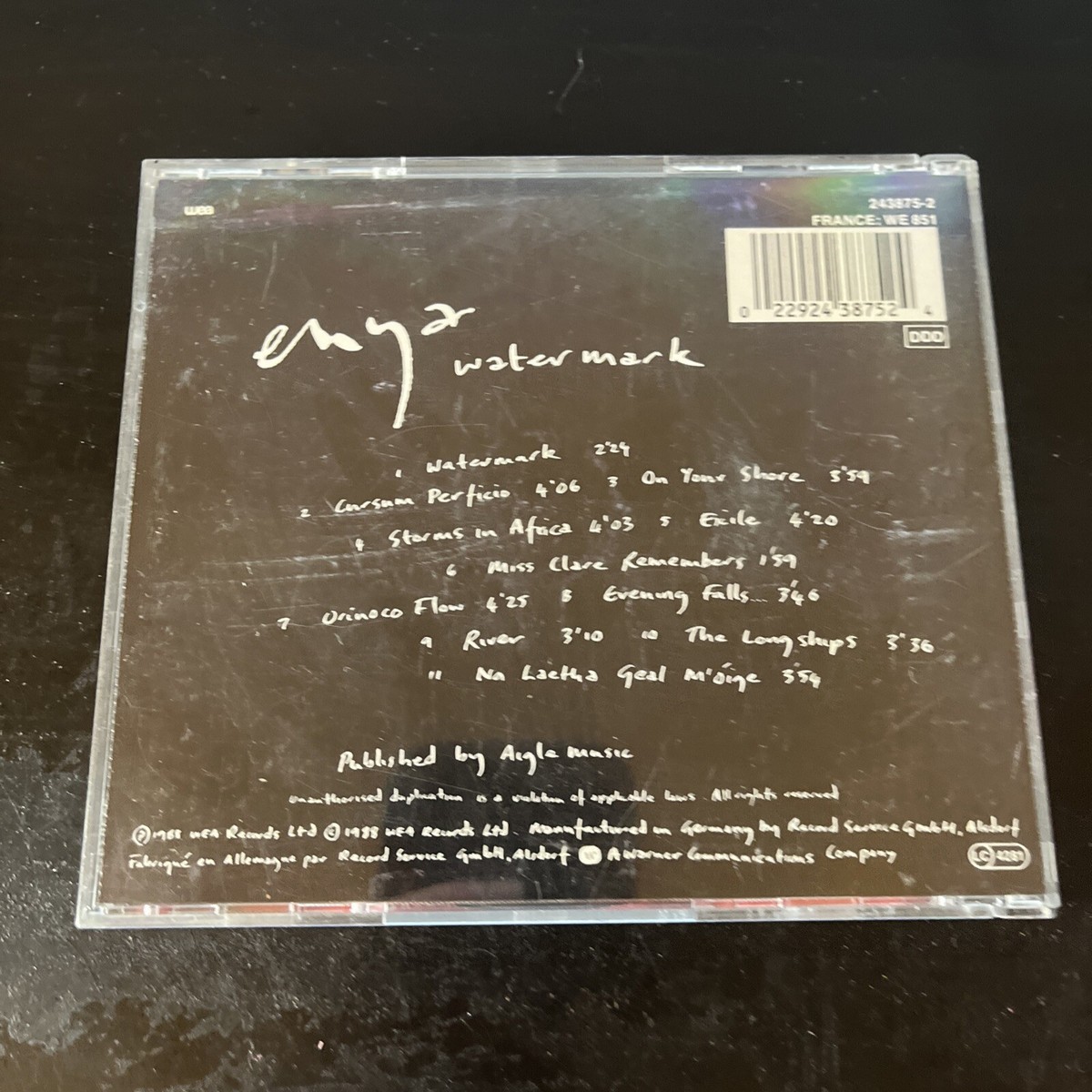 Enya - Watermark (CD, 1988) 243875-2 | eBay