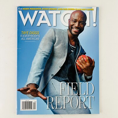 CBS Watch! Magazine November/December 2018 All American Field Report Taye Diggs 