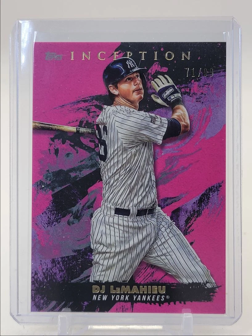 DJ LEMAHIEU 2021 TOPPS INCEPTION BASEBALL MAGENTA YANKEES /99 Q0028