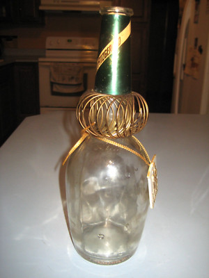 Vintage Old Fitzgerald Wire Top Bottle 100 Proof 6 Year Bourbon Whiskey W/ Tag