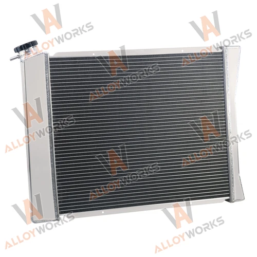 Radiator 4 Rows Aluminum For 1985-93 Chevrolet G10 G20 GMC G1500 G2500 4.3L V6 - Picture 3 of 7