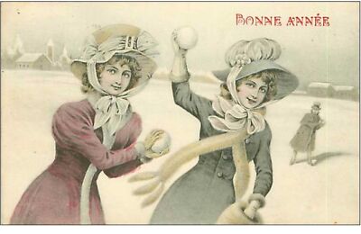 Nouvel An.n° 48.GOOD Annee.wemmes Play at Il Palle Di Neige.viennoise