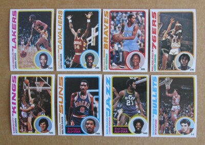 1978-79 TOPPS BASKETBALL CARD SINGLES COMPLETE YOUR SET PICK CHOOSE UPDATED 5/30