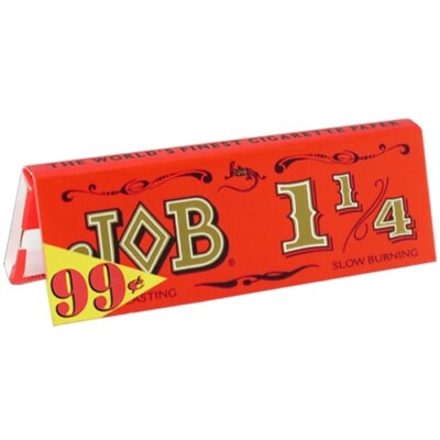 JOB Rolling Papers Orange 1 1/4 Pre-Priced (1 Booklet)