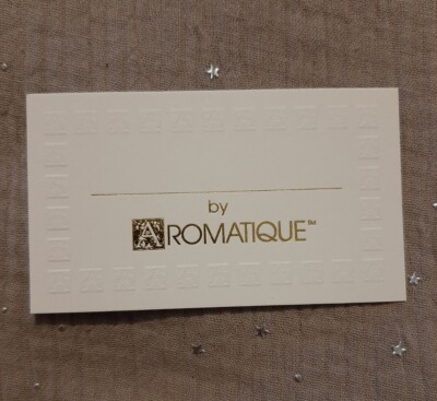 Carte Parfumée - Parfum Card. Aromatisch -