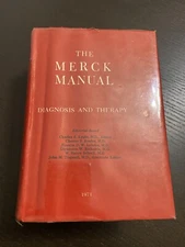 The Merck Manual Thirteenth Edition 1971 - RARE vintage Merck Manual