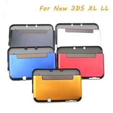 Alloy Protective Shell Hard Case Front Back Cover For Nintendo New 3DS XL LL