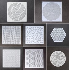 Sashiko Stencils | Embroidery Patterns or Quilting Stencils | Sashiko Templates