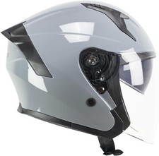 Casco Jet SKA-P 1MHA JEDI GRIGIO NARDO' DOPPI VISIERA  ECE 22.06